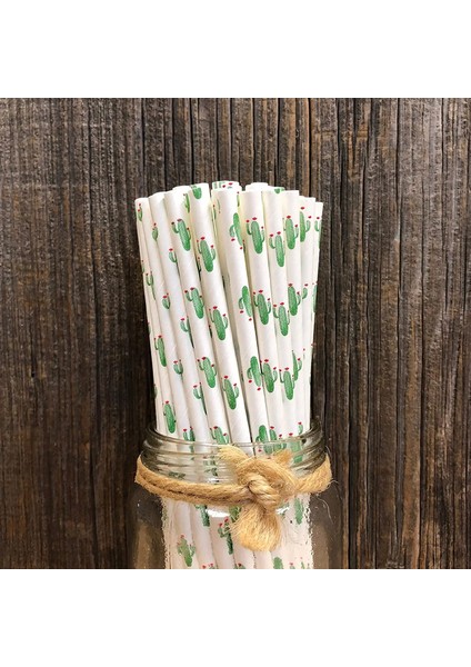 Ananas 25 Adet 25/50/100 Adet Romantik Kağıt Pipetler Biyobozunur Vintage Retro Çiçek Içme Kağıt Pipetler Noel Dekorasyon Düğün Etkinlikleri (Yurt Dışından) modelleri