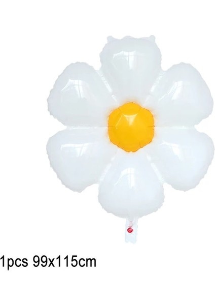 1 Adet Balon Papatya Temalı Doğum Günü Partisi Dekor Pembe Tek Kullanımlık Sofra Papatya Kağıt Tabak Peçete Banner Papatya Doğum Günü Şapkası 1 Yıl Bebek Duş (Yurt Dışından)
