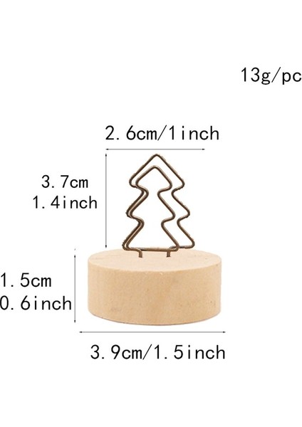 A6 Ahşap Bloknot Tutucular Sevimli Desen Masa Numarası Adı Burcu Mesaj Klipleri Düğün Parti Için Kart Tutucu Kartpostallar Gıda Işaretleyiciler (Yurt Dışından)