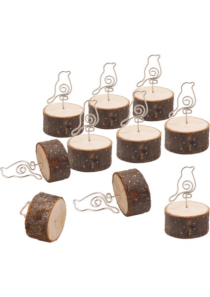 A6 Ahşap Bloknot Tutucular Sevimli Desen Masa Numarası Adı Burcu Mesaj Klipleri Düğün Parti Için Kart Tutucu Kartpostallar Gıda Işaretleyiciler (Yurt Dışından) fırsatları