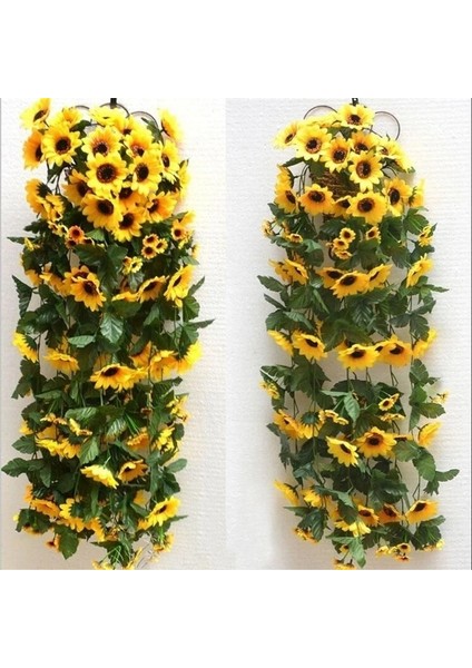 1 Adet 1 Adet 260 cm Yapay Sarı Ayçiçeği Garland Çiçek Askılığı Düğün Çiçek Kemer Dekor Ipek (Yurt Dışından)