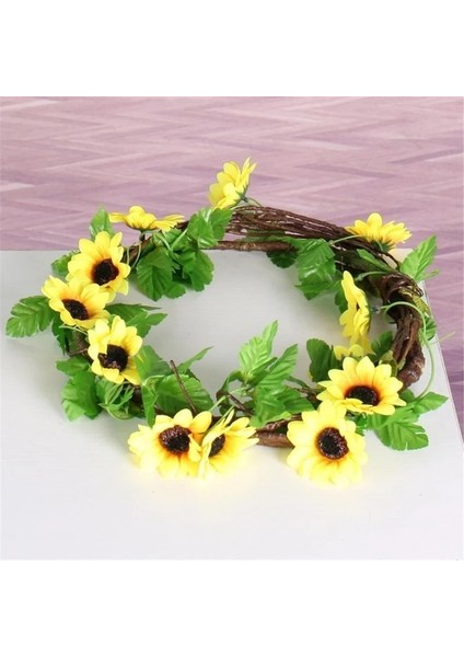 1 Adet 1 Adet 260 cm Yapay Sarı Ayçiçeği Garland Çiçek Askılığı Düğün Çiçek Kemer Dekor Ipek (Yurt Dışından)