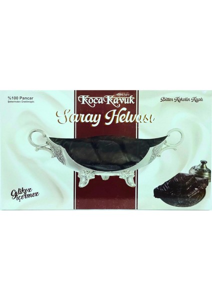 Saray Helvası 350 gr Bitter Kokolin Kaplı