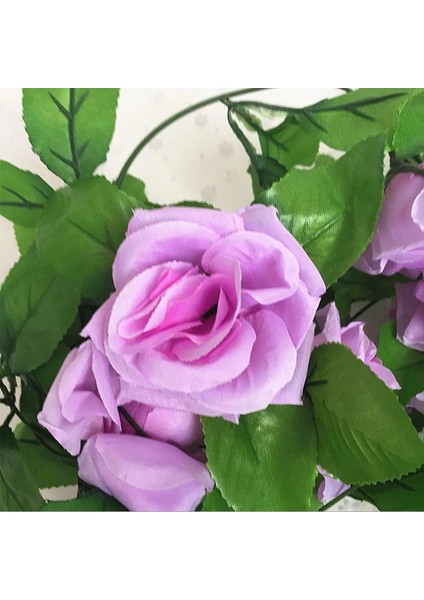 Stil 5 250 cm /grup Ipek Güller Ivy Vine Ev Düğün Dekorasyon Için Yeşil Yapraklarla Sahte Yaprak Diy Asılı Garland Yapay Çiçekler (Yurt Dışından)