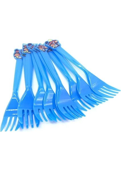 FORKS-10PCS Blaze ve Canavar Makineleri Tasarım Süslemeleri Fincan Plaka Çocuklar Bebek Duş Yemekleri Şekeri Cam Bayraklar Doğum Günü Partisi Sofra Seti (Yurt Dışından)