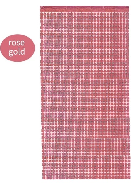 Küçük Gül Altın 2 M Fornite Glitter Düğün Dekorasyon Kare Bekarlığa Veda Partisi Tinsel Curta Doğum Günü Partisi Süslemeleri Doğum Günü Payet Zemin (Yurt Dışından)