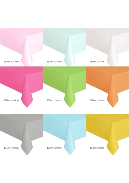1 Adet C Tek Kullanımlık Masa Örtüsü Pembe Beyaz Plastik Dikdörtgen Masa Örtüsü Silin Masa Örtüsü Çocuklar Doğum Günü Düğün Parti Masa Süsü Malzemeleri (Yurt Dışından) modelleri