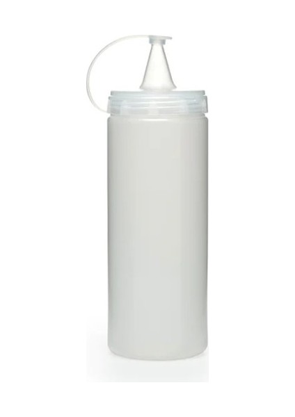 Şeffaf Sos Şişesi - 1000 ml - Dev Boy - 3 Adet