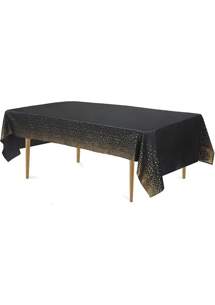 Stil 9 137X274CM Gül Altın Nokta Yaldızlı Masa Örtüsü 137*274CM Tek Kullanımlık Masa Örtüsü Çocuk Doğum Günü Partisi Malzemeleri Bebek Duş Düğün Ev Dekor (Yurt Dışından)