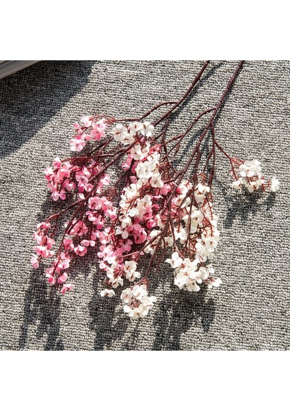 Pembe 1 Parça 2 Adet Yapay Bitkiler Uzun Bebeğin Nefesi Noel Süslemeleri Ev Düğün Gelin Festivali Parti Için Vazo Sahte Plastik Çiçekler (Yurt Dışından)