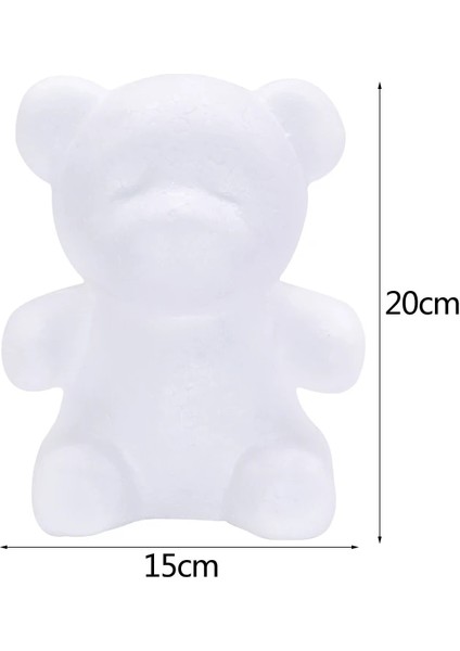 F03-AÇIK PEMBE-200PC Polistiren Strafor Köpük Ayı Beyaz Kalp Topu Dıy Gül Ayı Zanaat Doğum Günü Partisi Düğün Dekorasyon Için Noel Süs (Yurt Dışından) modelleri