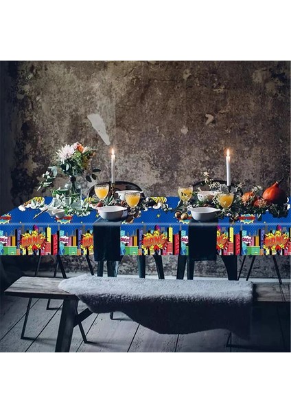 1 Adet Tablecloth2 Süper Kahraman Parti Masa Örtüsü Süper Kahraman Masa Örtüsü Doğum Günü Partisi Süslemeleri Şekeri Bebek Duş Masa Süslemeleri Masa Örtüsü (Yurt Dışından) fırsatları
