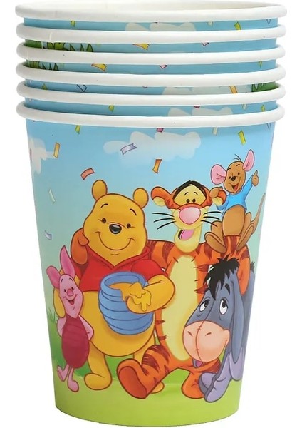 6 Adet Saman Disney Winnie The Pooh Tema Doğum Günü Partisi Dekorasyon Tek Kullanımlık Sofra Seti Balon Bebek Duş Çocuk Doğum Günü Partisi Malzemeleri (Yurt Dışından) fırsatları