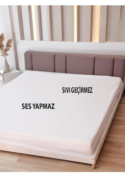 Alez Full Kenar Mikro Fitted Sıvı Geçirmez Sessiz Çift Kişilik-Tek Kişilik-Bebek Yatak Koruyucu Alez