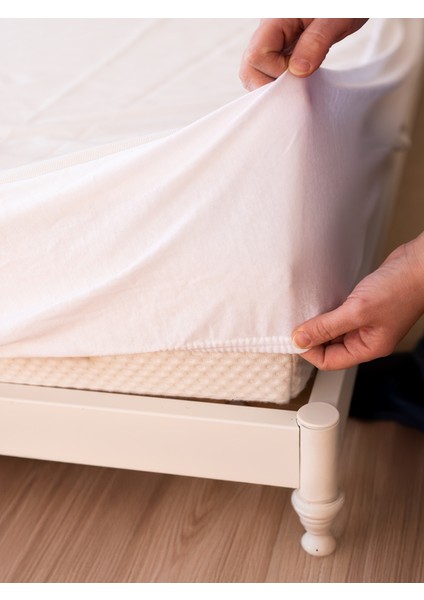 Alez Full Kenar Mikro Fitted Sıvı Geçirmez Sessiz Çift Kişilik-Tek Kişilik-Bebek Yatak Koruyucu Alez