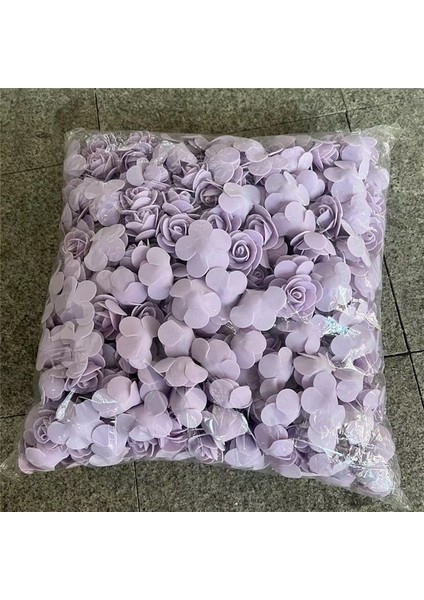 Açık Mor 200 50/100/200/500 Adet 3 cm Köpük Gül Ayı Için Yapay Çiçekler Diy Hediyeler Kutusu Düğün Dekoratif Noel Ev Dekor 20 Renk (Yurt Dışından)