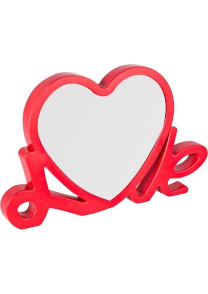 Kişiye Özel Fotoğrafınızın Olduğu Love Yazılı LED Sihirli Ayna Dekoratif Fotoğraf Çerçevesi