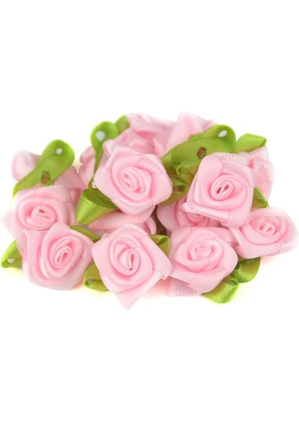 Açık Pembe 50 Adet/grup 2 cm Yapay Ipek Mini Gül Çiçek Başları Düğün Dekorasyon Için Saten Kurdele El Yapımı Dıy Zanaat Scrapbooking Yapmak (Yurt Dışından)