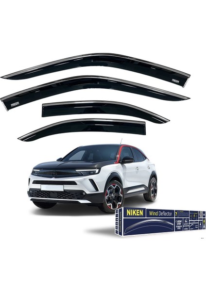 Opel mokka cam rüzgarlığı kromlu 2022+ niken