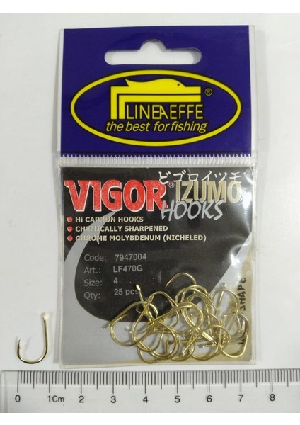 Vıgor Izumo Lf 470 Gold Iğne ( 25 Adet ) No : 4