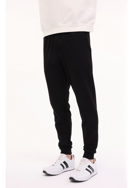 MB JG 22SN226 5FX Siyah Erkek Eşofman Altı