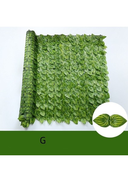 G 50 x 50 cm Yeni Yapay Yaprak Çit Panelleri Sahte Çit Gizlilik Çit Ekran Yeşillik Açık Bahçe Yard Teras Veranda Noel Dekor (Yurt Dışından)