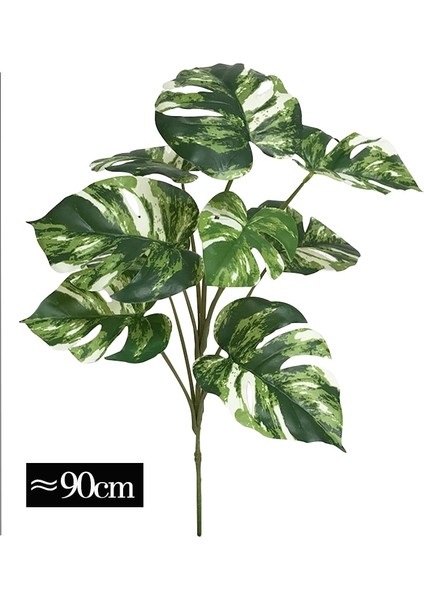 90 cm Büyük Yapay Bitkiler Sahte Monstera Şube Plastik Ağaç Tropikal Büyük Kaplumbağa Yaprak Uzun Bitkiler Ev Bahçe Dekor Için (Yurt Dışından) modelleri