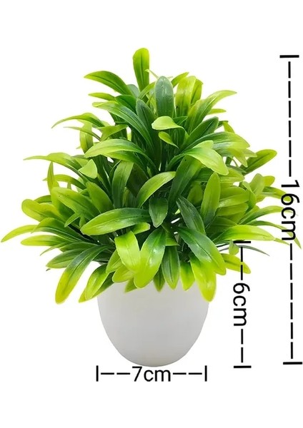 17 Yapay Bitkiler Lavanta Saksı Bonsai Yeşil Mini Ağaç Bitkiler Ev Bahçe Partisi Otel Dekor Için Sahte Çiçekler Saksı Süsler (Yurt Dışından)