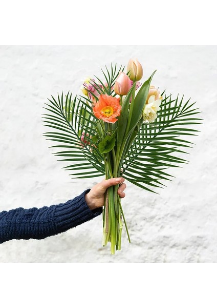 5PCS-39 cm Yapay Bitkiler Tropikal Palmiye Yaprakları Dekorasyon Yaz Hawaii Orman Doğum Günü Partisi Dıy Düğün Ev Bahçe Dekor Sahte Bitki (Yurt Dışından) indirimleri
