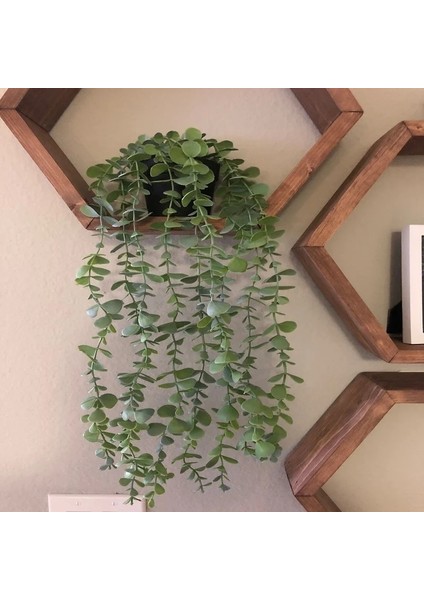 Okaliptüs Koyu 35-40 cm Yapay Okaliptüs Rattan Sahte Asılı Bitki Saksı Yeşil Bitki Duvar Odası Ev Iç Raf Dekor Için Uygun Mandala Vine (Yurt Dışından) indirimleri