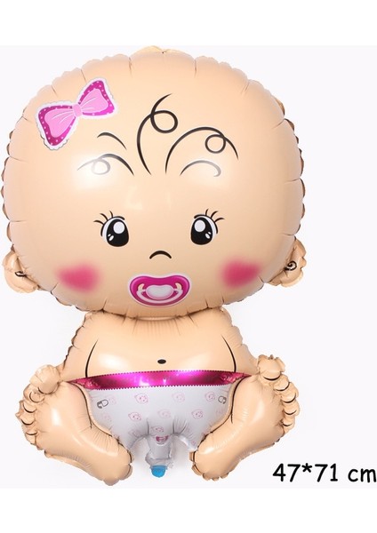Ayı Mavi Güzel Bebek Folyo Balon Seti Kız Erkek Pembe/mavi Bebek Duş Olay Parti Hediyeleri 1. Doğum Günü Partisi Süslemeleri Çocuk Oyuncak Globos (Yurt Dışından)