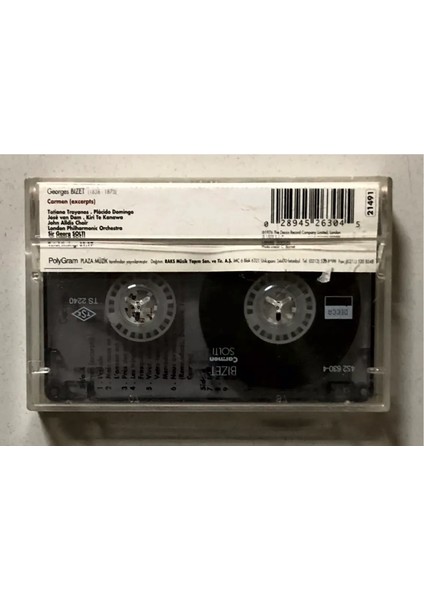 Bizet Carmen Soli Kaset (Orjinal Dönem Baskı Kaset) fiyatları
