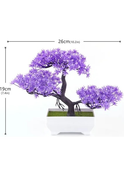 1 Adet Yeni Mini Yapay Bitki Bonsai Küçük Simüle Ağaç Saksı Bitkileri Sahte Çiçekler Ofis Masası Saksı Süsler Ev Bahçe Dekor (Yurt Dışından)