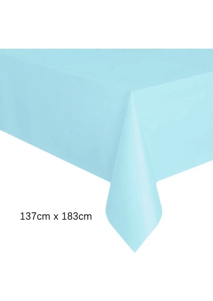 1 Adet F Tek Kullanımlık Masa Örtüsü Pembe Beyaz Plastik Dikdörtgen Masa Örtüsü Silin Masa Örtüsü Çocuklar Doğum Günü Düğün Parti Masa Süsü Malzemeleri (Yurt Dışından)