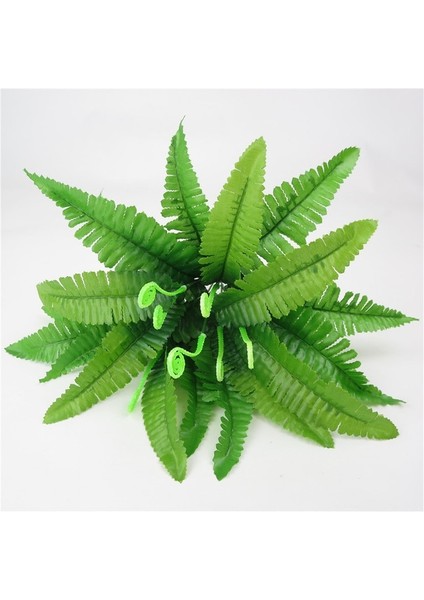 Fern LEAVE-024 Yapay Eğreltiotu Bitkileri Duvar Dekorasyonu Yaprak Aksesuarları Kaplumbağa Arka Yaprak Farsça Yeşil Bitki Duvar Aksesuarları Ev Dekorasyon (Yurt Dışından)