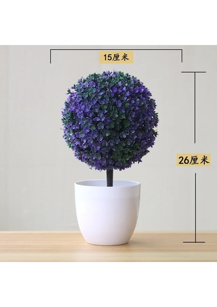 Turuncu Yapay Plastik Bitkiler Bonsai Küçük Ağaç Saksı Sahte Bitki Saksı Çiçek Ev Odası Masa Dekorasyon Bahçe Düzenleme Süsler (Yurt Dışından)