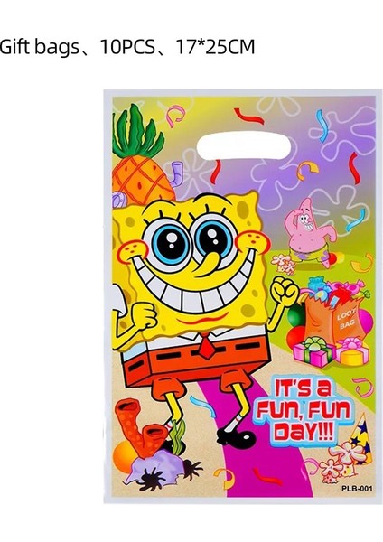Şeker Kutusu-6pcs Ücretsiz Özelleştirme Sünger Bob Tema Arka Plan Parti Malzemeleri Doğum Günü Banner Lateks Balon Dekorasyon Kek Topper Çocuk Oyuncakları (Yurt Dışından) fırsatları