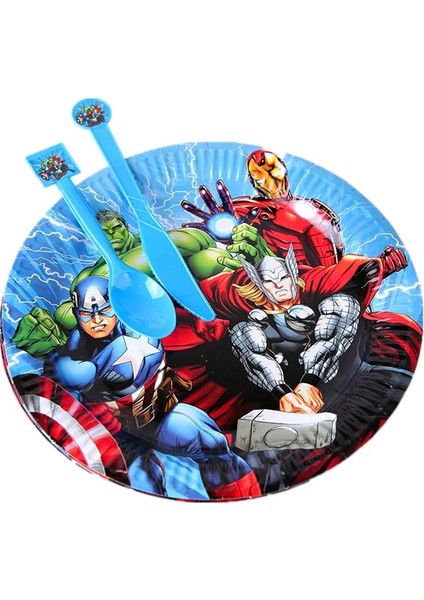 Balon Suit-1-6pcs Avengers Süper Kahraman Parti Malzemeleri Süslemeleri Çocuk Doğum Günü Tek Kullanımlık Sofra Masa Örtüsü Süper Kahraman Parti Teması Çocuk Seti Şekeri (Yurt Dışından) fırsatları