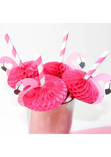 Mavi 10 Adet 10/20 Adet 3D Flamingo Pipet Orman Kağıt Saman Yaz Havuz Partisi Malzemeleri Düğün Dekor Yetişkin Pembe Mavi Flamingo Pipet (Yurt Dışından)