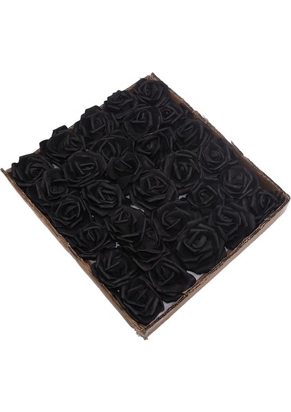 Siyah 30 Adet 8 cm Yapay Çiçekler Güller 25/30/20/10 Adet Gerçek Sahte Güller Düğün Için Kök ile Dıy Buketleri Ev Yapay Çiçek Dekorasyon (Yurt Dışından)