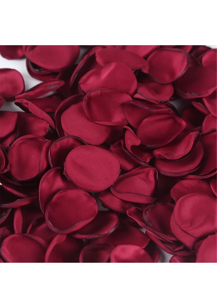 Bordo Düğün Için 200 Adet 4 cm Gül Yaprakları 100/200 Adet Ipek Gül Yaprakları El Yapımı 2023 Çar Artifici Çiçek Evlilik Dekorasyon Sevgililer Günü Için (Yurt Dışından)