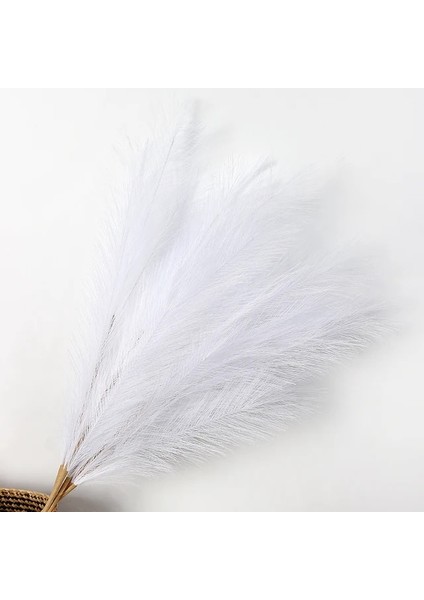 Beyaz 90 cm 1 Pc Yapay Pampas Çim Sahte Sazlık Dekor Vazo Dolgular Sonsuz Çiçek Dekor Centerpieces Düğün Kemer Çiçek Sahte Bitkiler (Yurt Dışından)