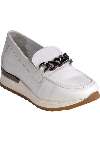 D25YA-3510 Kadın Deri Loafer Ayakkabı
