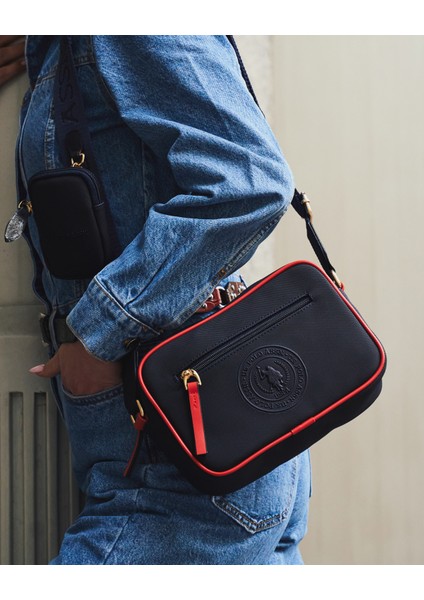 Lacıvert-Kırmızı U.s. Polo Assn. Kadın Postacı Çantası US8520 fiyatları