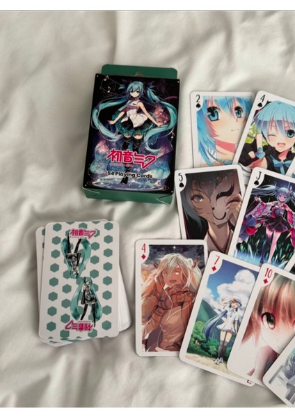 Anime Hatsune Miku Iskambil Poker Destesi, Iskambil Kağıtları modelleri