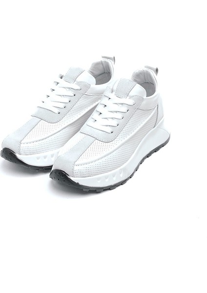 Hakiki Deri Bağcıklı Kadın Sneaker fiyatları