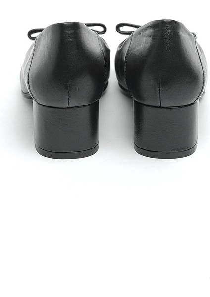 Hakiki Deri Fiyonklu Kadın Topuklu Ayakkabı fırsatları