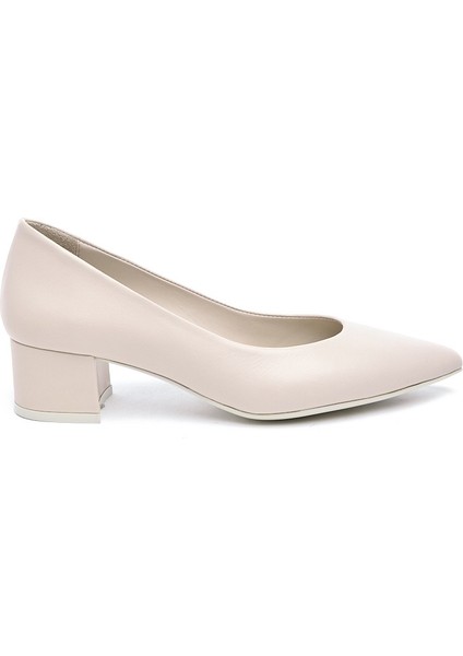 Hakiki Deri Kadın Topuklu Ayakkabı