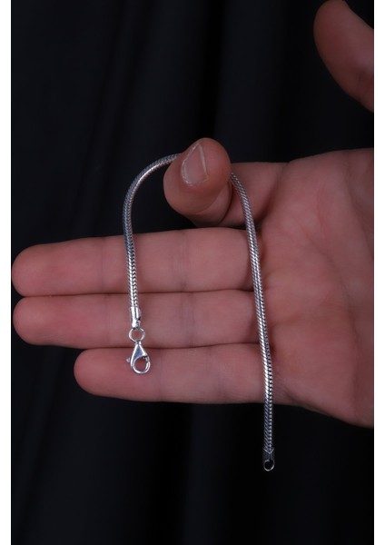 925 Ayar Gümüş 2,8 mm Yılan Zincir Model Bileklik fiyatları