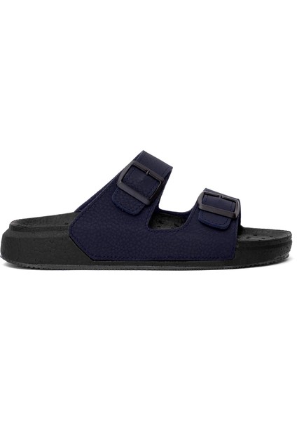 PC-7408 Erkek Düz Terlik Lacivert